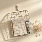 CouldNook Hanging Wire Storage Basket‑Wall‑Mount Iron Organizer for Kitchen & Household Sundries