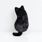 CouldNook Cat Pencil Case - Plush Silhouette and Side Zipper