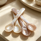 CouldNook Pearly Shell Mini Spoon - Patterned Surface Character