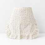 CouldNook Pocket Kitchen Apron - Ruffled Edge Detail Kitchen Wear