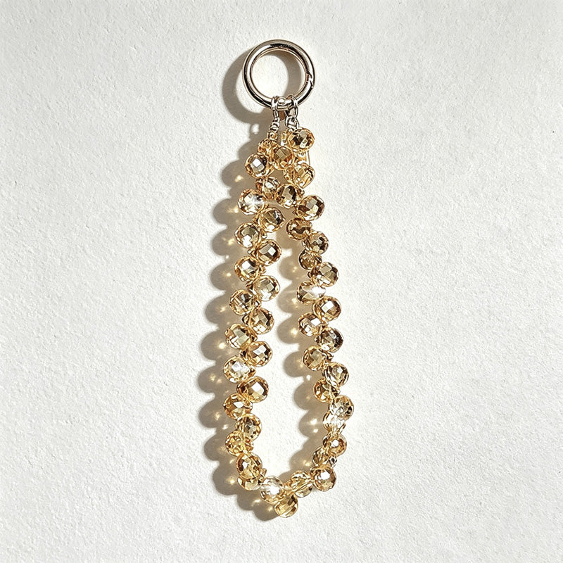 CouldNook Faceted Drop Wrist Phone Strap - Phone-Case Connector Hardware