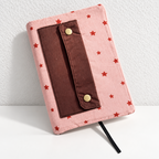 CouldNook Fabric Notebook Cover - Snap Pen Pocket Panel