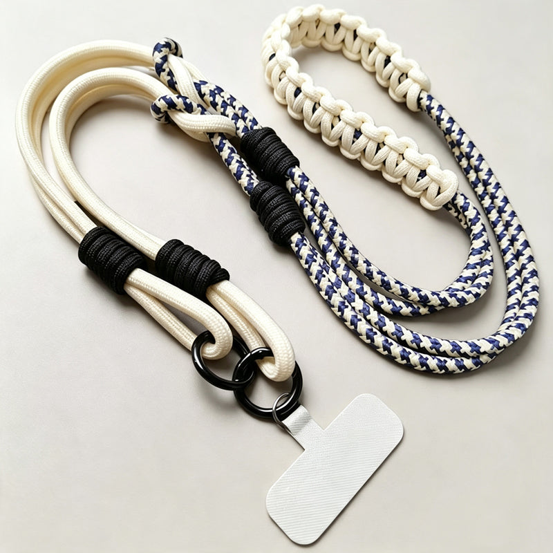 CloudNook Braided Phone Lanyard‑Outdoor Crossbody Strap