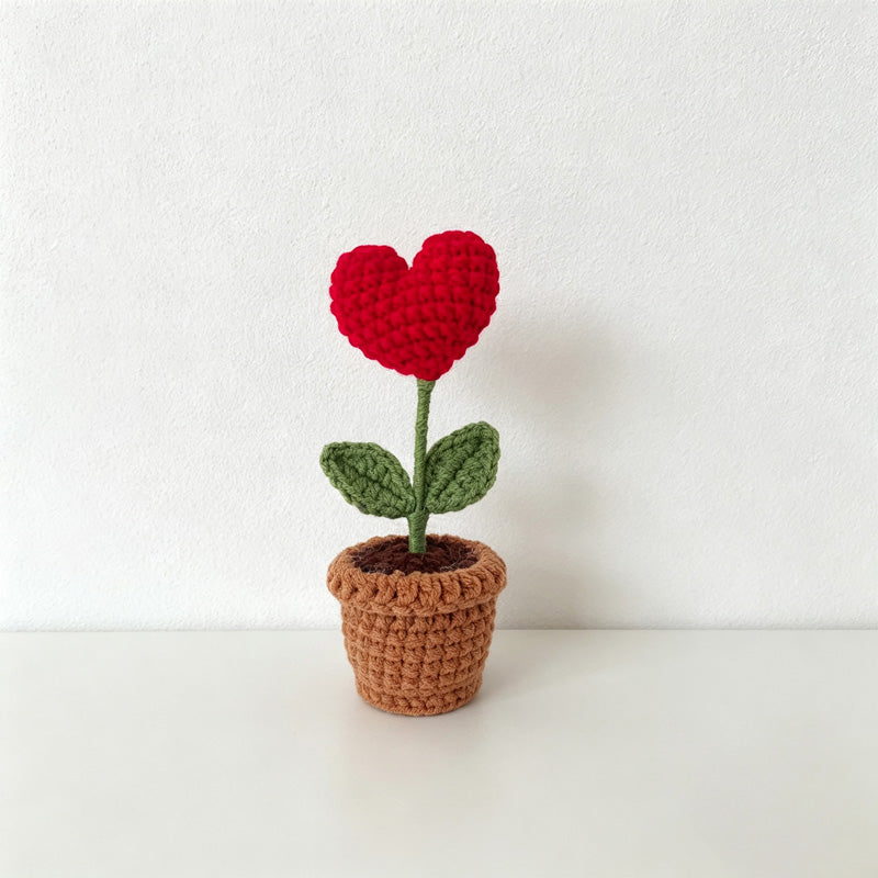 CouldNook Yarn Flower Planter Ornament - Fifteen Bloom Designs