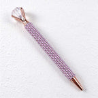 CouldNook Faceted Top Ballpoint Pen - Beaded Barrel And Open Prongs