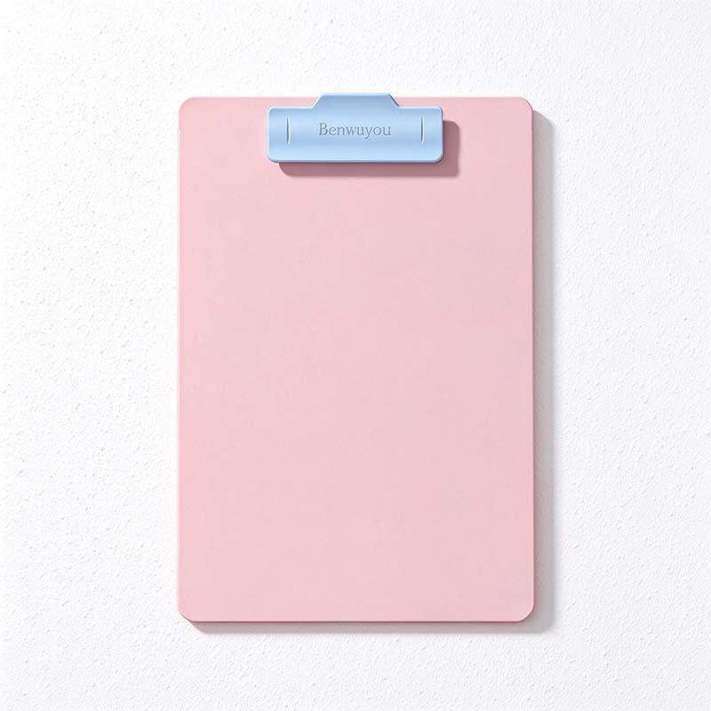 A4 Clipboard with Contrasting Pastel Top Clip