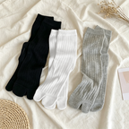 CouldNook Soft Ribbed Crew Socks - Everyday Footwear Accent