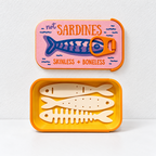 CouldNook Sardine Jewelry Case - Sliding Lid And Fish Shaped Inserts
