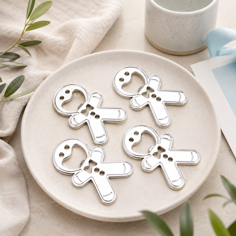 CouldNook Gingerbread Man Bottle Opener - Magnetic Fridge Storage