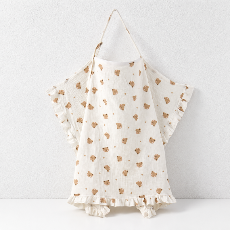 CouldNook Printed Gauze Nursing Cover - Eight Soft Color Options