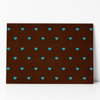 CouldNook Heart Print Entrance Mat - Five Color Choices