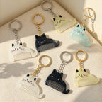 CouldNook Cat Comb Keychain - Whiskers and Tail