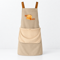 CouldNook Hand-Wipe Kitchen Apron - Convenient Absorbent Side Panels