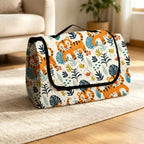 CouldNook Illustrated Game Picnic Mat - Foldable Family Design