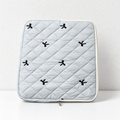 CouldNook Quilted Bow Laptop Sleeve - Padded Zip Closure