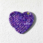 CouldNook Heart Mirror Comb - Marbled Acetate and Swivel Opening Detail