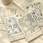 CouldNook Floral Spiral Notebook - Flexible PP Cover and Soft Coil Binding