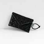 CouldNook Quilted Heart Envelope Organizer Pouch - Snap Closure