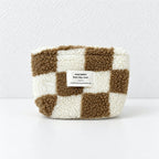 CouldNook Patterned Cosmetic Pouch - Floral and Checked Zip Designs
