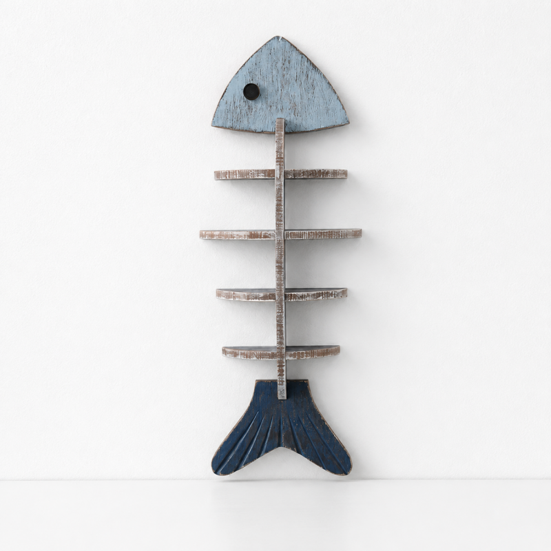 CouldNook Fish Shaped Wall Shelf - Three Display Formats