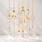 CouldNook Decorative Suncatcher - Celestial and Nature Motifs in Hanging Arrangements