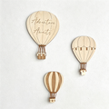 CouldNook Wooden Balloon Wall Decoration - Three-Piece Nursery Set