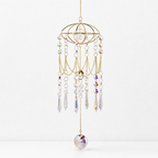 CouldNook Orbital Crystal Suncatcher Ornament - Cascading Iridescent Drops