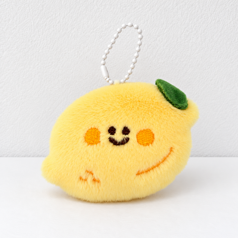 CouldNook Plush Character Charm - Fruit Shapes and Playful Food Expressions