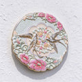 CouldNook Bird And Flower Mirror - Raised Decorative Back And Scrollwork