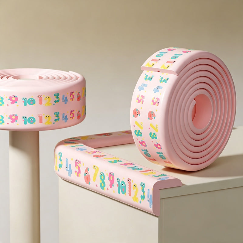 CloudNook Baby Safety Edge Guard-Thickened Adhesive Number Print