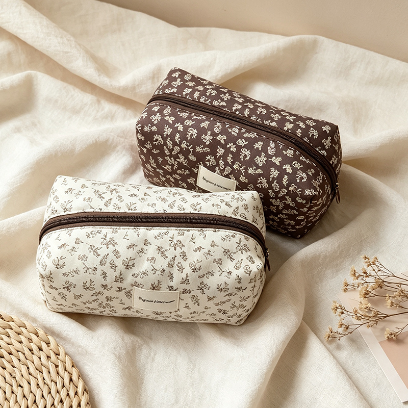 CouldNook Floral Cosmetic Bag - Vanity Storage Accent