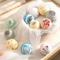 CouldNook Floral Top Bath Bomb - Colorful Fizzing Sphere