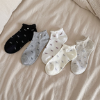 CouldNook Ruched Soft Ballet Socks - Lounge Shoe Accent
