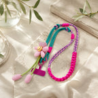 CouldNook Flower Accent Crossbody Phone Strap - Phone-Case Connector Hardware