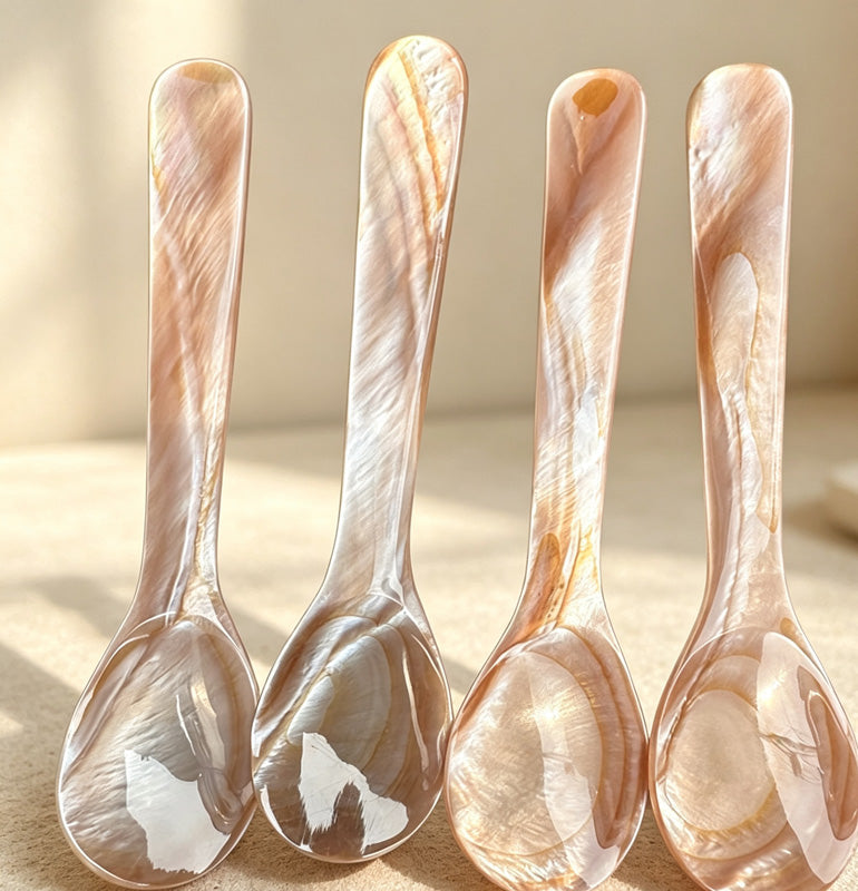 CouldNook Shell Seasoning Spoon - Rounded Practical Form Table Setting