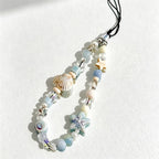 CloudNook Beaded Phone Wrist Strap-Ocean Shell Star Charms