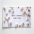 CouldNook Floral Greeting Card - Botanical Wishes Message Designs