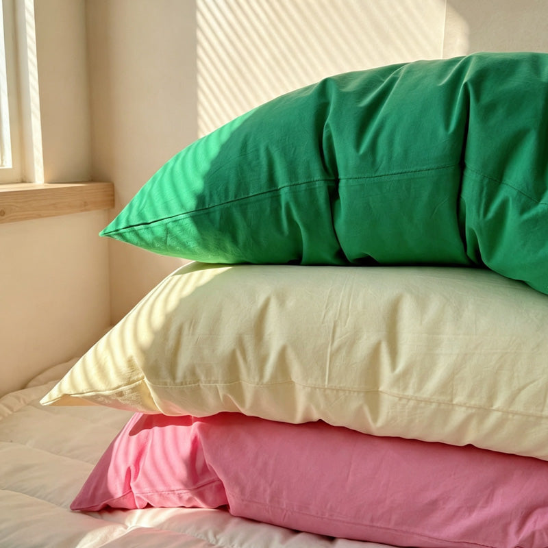 CouldNook Pillowcases-Washed Cotton Standard Pillow Shams