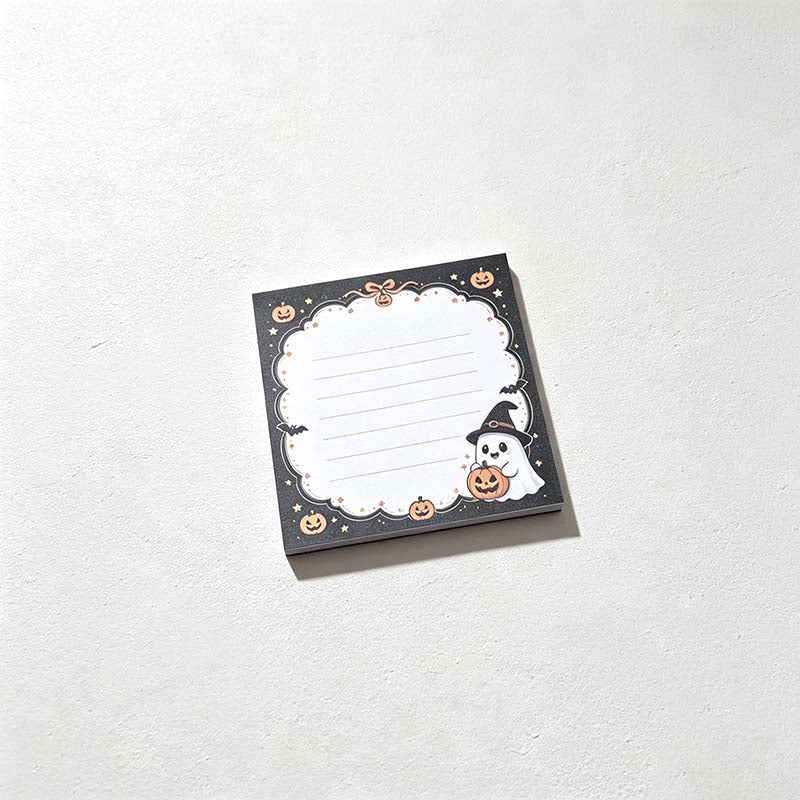 CouldNook Halloween Border Sticky Notes - Pumpkins and Little Ghosts
