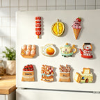 CouldNook 3D Miniature Egg Fridge Magnets - Lovely Kitchen Decor