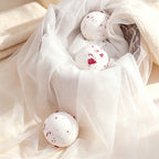 CouldNook Milk Rose Bath Bomb - Petal Speckled Sphere