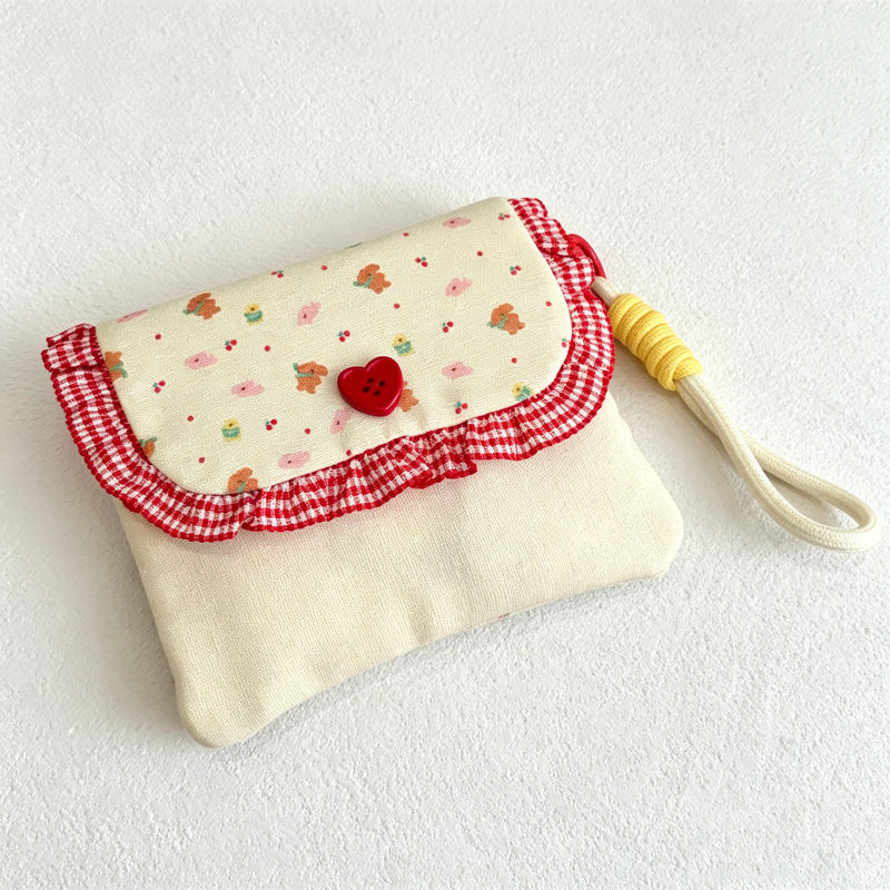 CouldNook Fabric Travel Pouch - Printed Snap Closure Designs