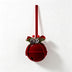 Flocked Bell Ornament