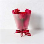 Mini Dried Baby's Breath Flower Bouquet and Soap Rose