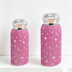 CouldNook Rhinestone Tumblers-6oz Stainless Steel Vacuum Insulated U-Shaped Eggshell Coffee Cup with Straw