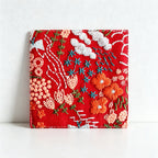 CouldNook Embroidered Coaster - Floral and Wheat Cotton Linen Designs