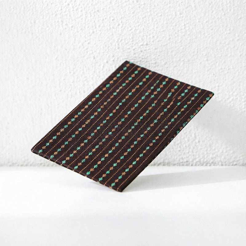 CouldNook Vintage Zen Waterproof Fabric Tea Mat - Chinese Wabi-Sabi Placemat