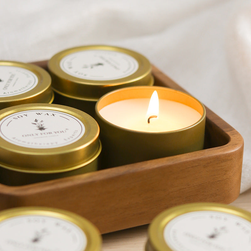CouldNook Scented Candles - Mini Gold Tin Travel Candle