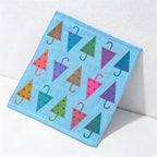 CouldNook Pure Cotton Gauze Cartoon Square Towel - Cute Absorbent Handkerchief