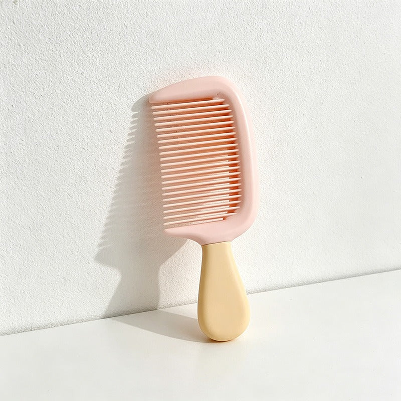 Mini Ice Cream-Shaped Anti-Static Hair Comb, Cute Pocket Comb for Kids & Travel, 6 Macaron Colors